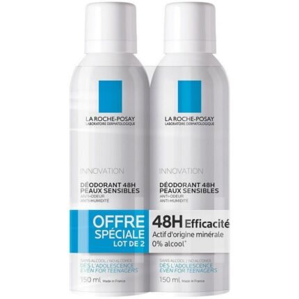 Body odor and discomfort,-La Roche-Posay, Physiological Deodorant Spray, 150 ml,
