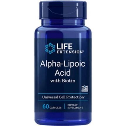 Supports energy metabolism — Life Extension Alpha-Lipoic Acid with Biotin,