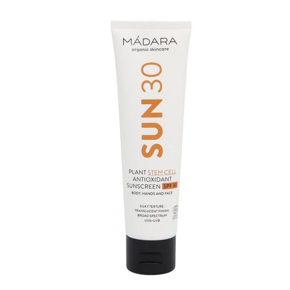 madara plant stem cell antioxidant sunscreen spf 30 100 ml Sunburn and UV-induced skin damage-Mádara Plant Stem Cell Antioxidant Sunscreen SPF 30 (100 ml)