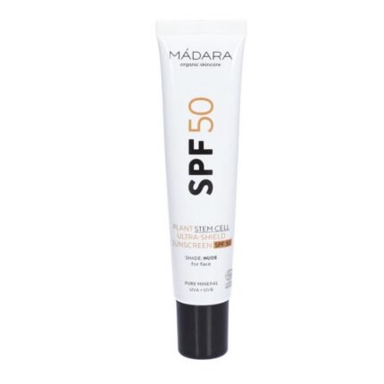 Skin aging and wrinkles caused by UV and pollution-Mádara Plant Stem Cell Ultra-Shield Sunscreen Face SPF50 (40ml)