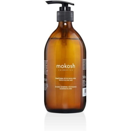 Dry and dehydrated skin - Mokosh Cosmetics,  Moisturizing Body Wash Gel Sandalwood with Amber 500 G,