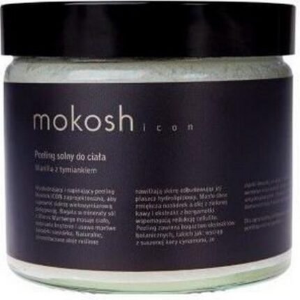 Rough or dry skin - Mokosh, Icon Salt Body Scrub Vanilla with Thyme 300g,