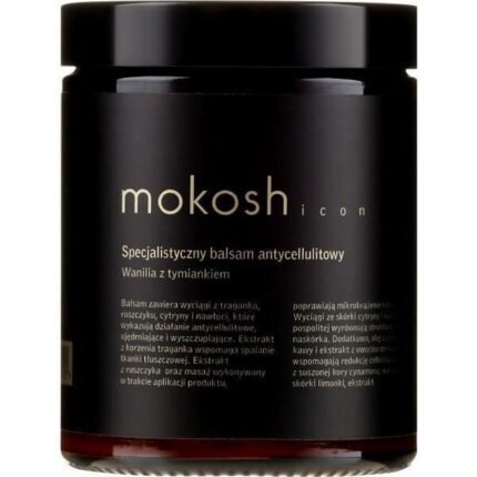 Visible cellulite and uneven skin texture - Mokosh, Icon Specialist Anti-Cellulite Balm Vanilla with Thyme 180 ml,