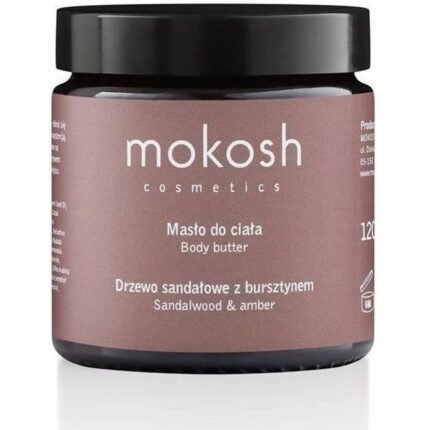 Dry and dehydrated skin - MOKOSH, Sandalwood with Amber Body Butter 120ml,