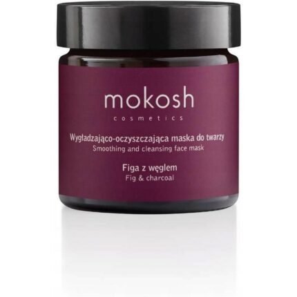 Clogged pores and excess sebum - Mokosh, Smoothing and Cleansing Face Mask Fig with Charcoal 15 ml,