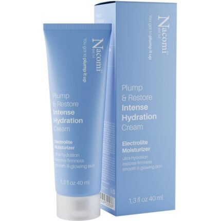 Chronic or temporary skin dehydration - Nacomi, Next Level Intensively Moisturizing Face Cream with Electrolytes 40ml,