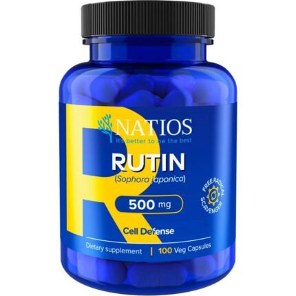 Supports blood vessel health — NATIOS Rutin 500 mg,