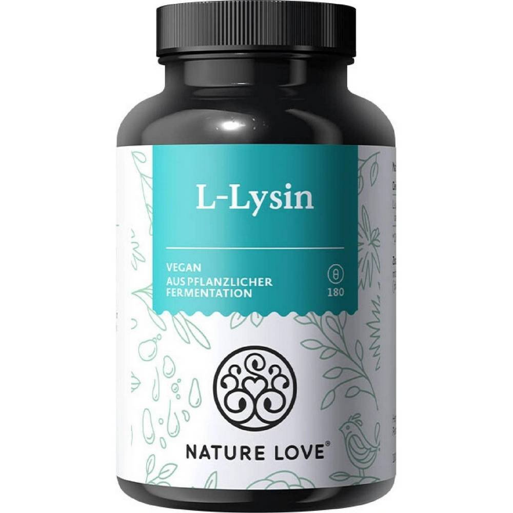 nature love l lysine180 Supports muscle recovery and protein synthesis — Nature Love L-Lysine,