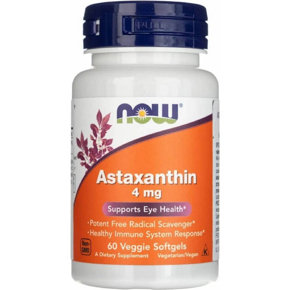 now foods astaxanthin 4 mg60 Provides powerful antioxidant protection β Now Foods Astaxanthin 4 mg,