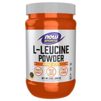 Supports muscle protein synthesis and recovery — Now Foods L-Leucine Powder, 255g,