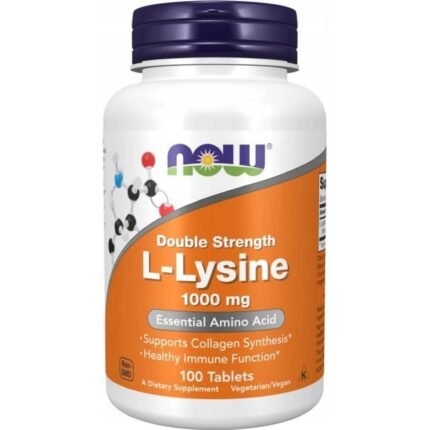 Supports muscle recovery and protein synthesis — NOW Foods L-Lysine 1000mg,