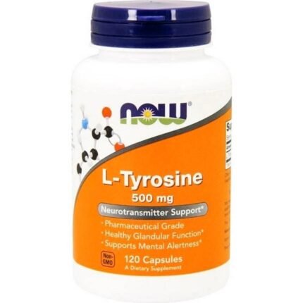 Supports neurotransmitter production — Now Foods L-Tyrosine 500 mg,