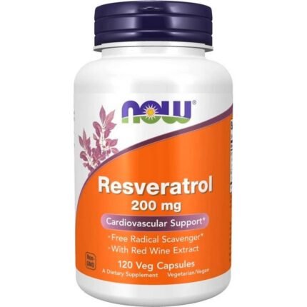 Supports healthy aging — Now Foods Resveratrol 200 mg,
