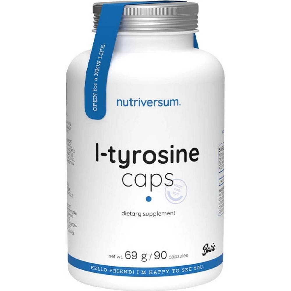 nutriversum l tyrosine90 Supports neurotransmitter production — Nutriversum L-Tyrosine,
