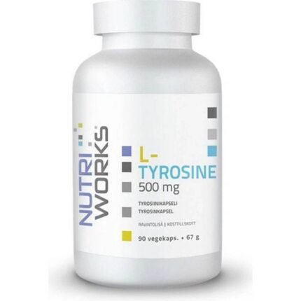 Supports neurotransmitter production — NutriWorks L-Tyrosine 500,