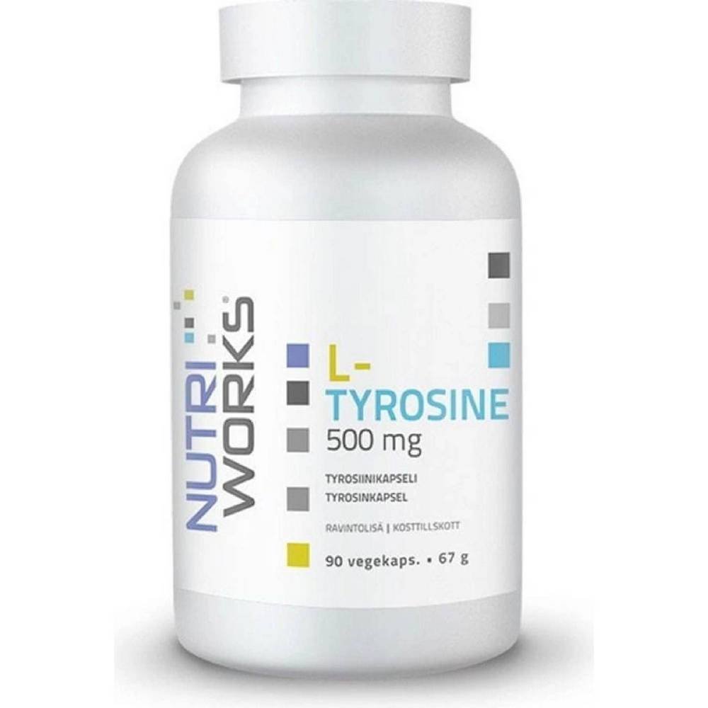 nutriworks l tyrosine 50090 Supports neurotransmitter production — NutriWorks L-Tyrosine 500,
