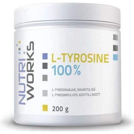 Supports neurotransmitter production — NutriWorks L-Tyrosine, 200g,