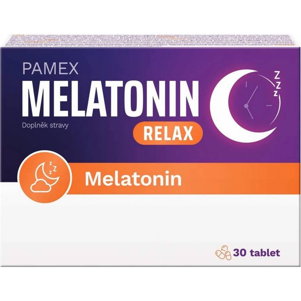 pamex melatonin relax30 Supports healthy sleep — Pamex Melatonin RELAX,