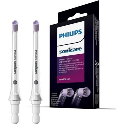Plaque accumulation in hard-to-reach areas,-Philips Sonicare F3 Quad Stream Nozzle HX3062/00,