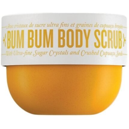 Rough and dull skin texture,-Sol de Janeiro, Bum Bum Body Scrub, 220ml,