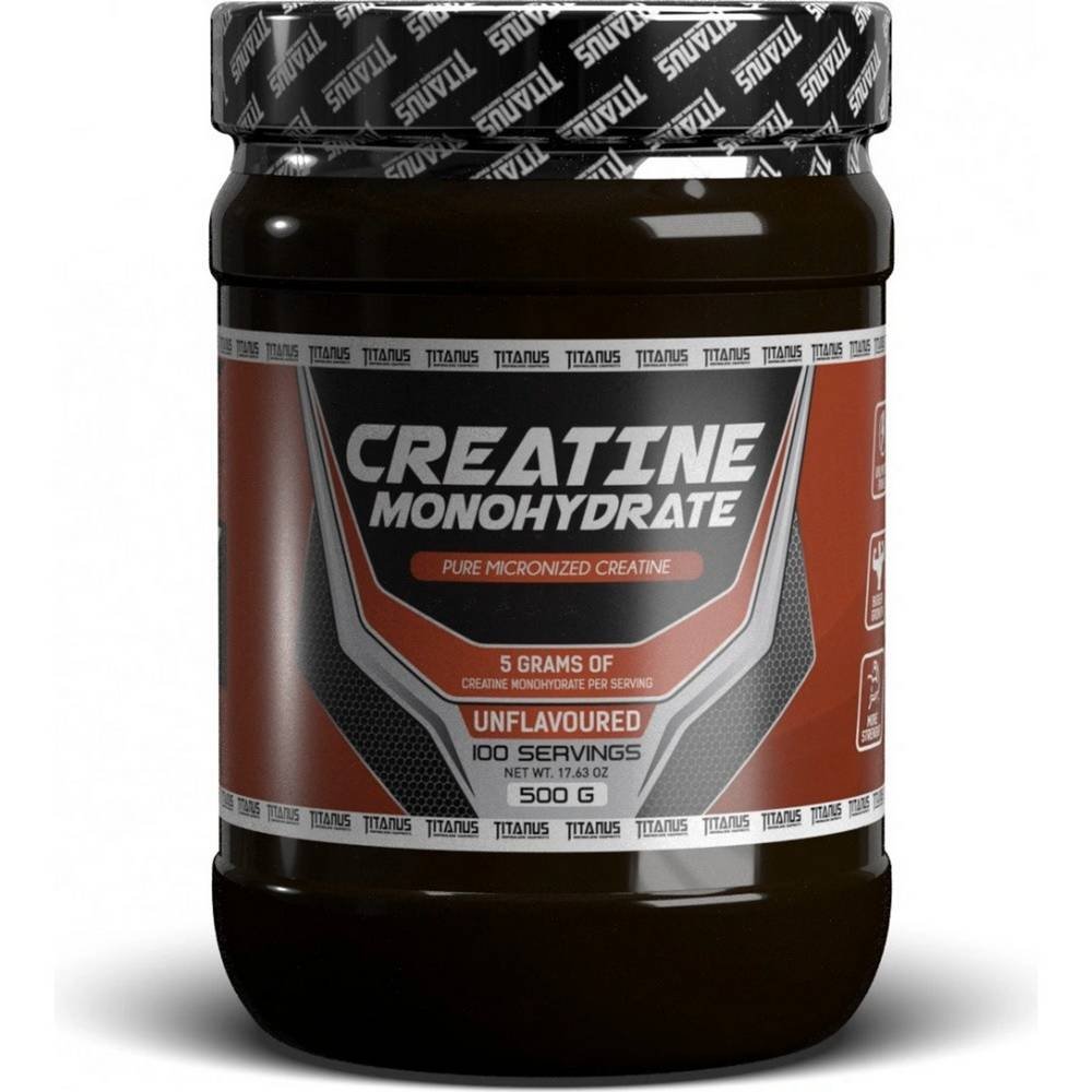 titanus creatine monohydrate500g Supporting muscle endurance during workouts β Titanus Creatine Monohydrate, 500g,