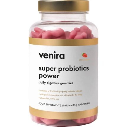 Gut microbiome support — Venira Super Probiotics Power Strawberry