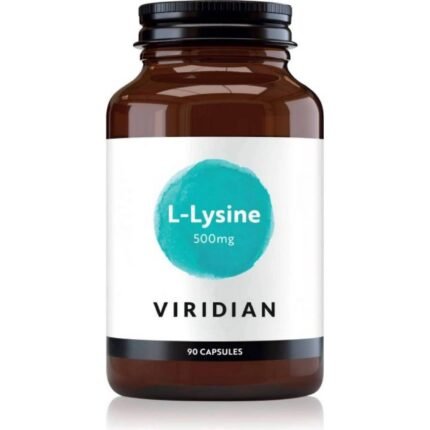 Supports collagen production and skin health — Viridian Nutrition L-Lysine 500,