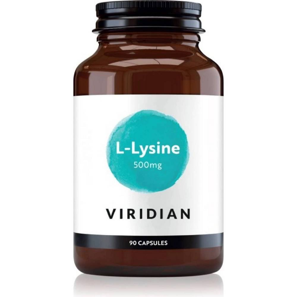viridian nutrition l lysine 50090 Supports collagen production and skin health β Viridian Nutrition L-Lysine 500,