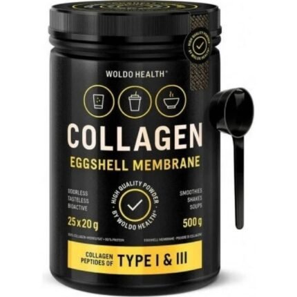 Supports joint and cartilage health — WoldoHealth Collagen with Eggshell Membrane, 500 g,