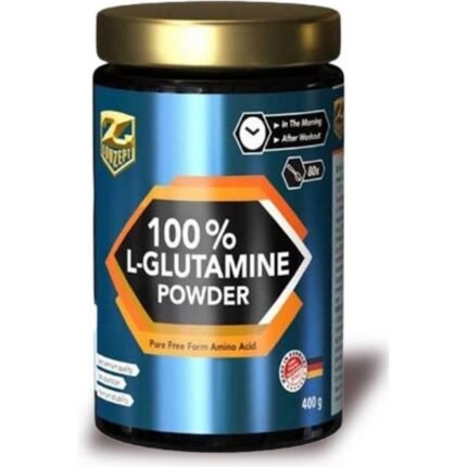 Supports muscle recovery — Z-Konzept 100% L-Glutamine, 400g,