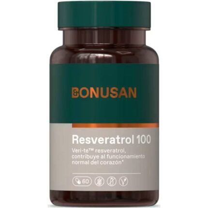 Supports cardiovascular health — Bonusan Resveratrol 100mg, 60,
