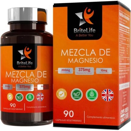 Supports muscle function — BriteLife Magnesium Glycinate Malate & Citrate Complex,