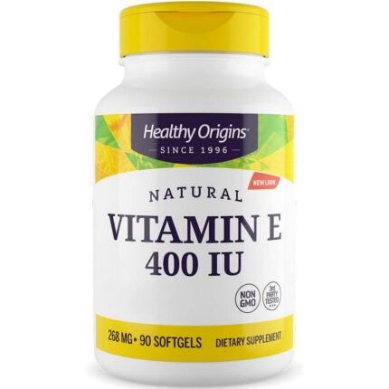 Support of the body's antioxidant protection — Healthy Origins Natural Vitamin E 400 IU,