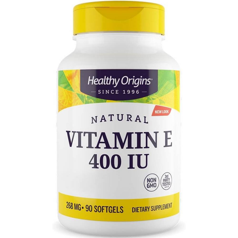 healthy origins natural vitamin e 400 iu90 Support of the body's antioxidant protection — Healthy Origins Natural Vitamin E 400 IU,