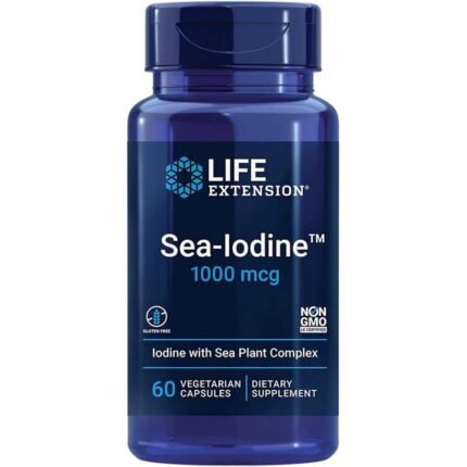 Supports thyroid function — Life Extension Sea‑Iodine 1000 mcg,
