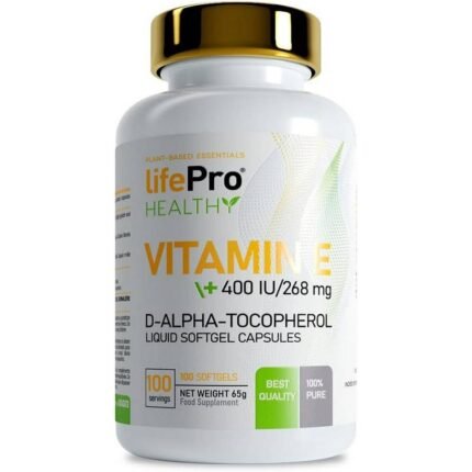 Support of the body's antioxidant protection — Life Pro Vitamin E 400 IU,