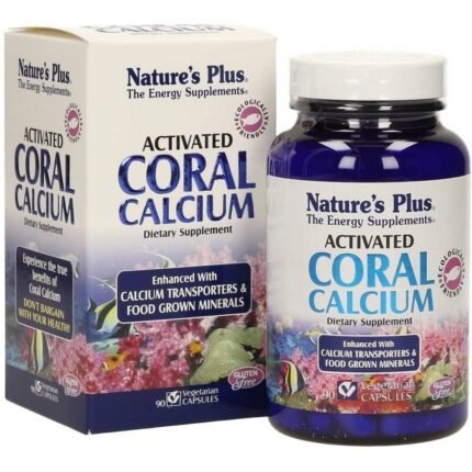 Supporting bone health — Nature's Plus Activated Coral Calcium,