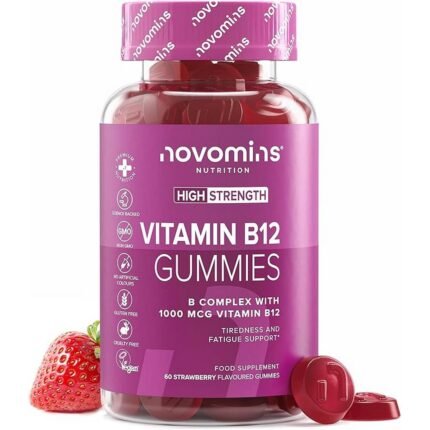 Support for red blood cell formation and prevention of anemia — Novomins Vitamin B12 1000 µg
