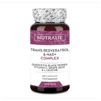 Supports cardiovascular health — Nutralie Trans Resveratrol and NAD+ Complex,