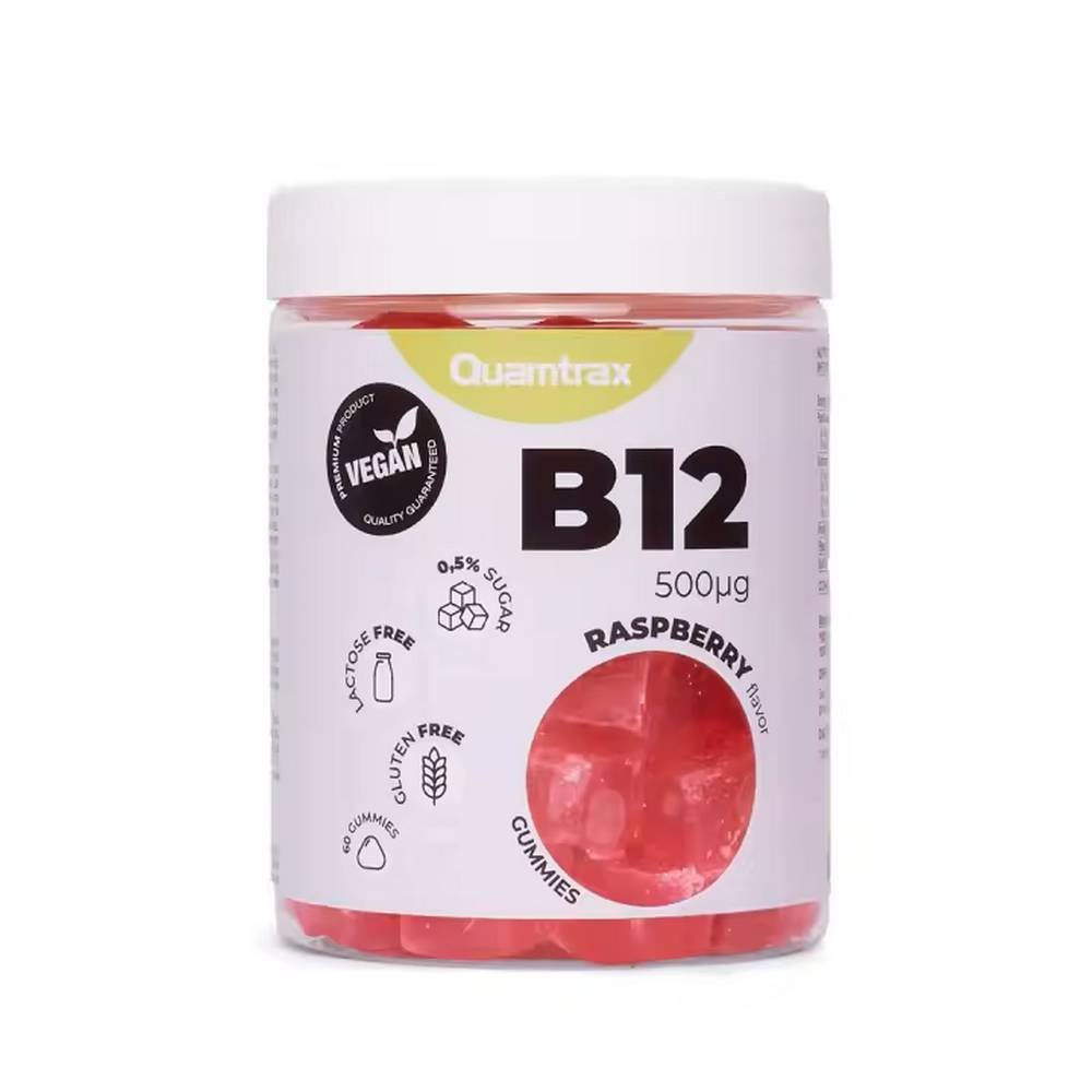 quamtrax vitamin b1260 Support for red blood cell formation and prevention of anemia — Quamtrax Vitamin B12