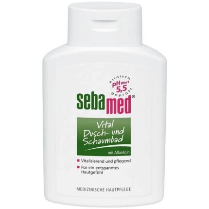 Dry or irritated skin,-Sebamed, Vital Shower + Bath Foam, 400 ml
