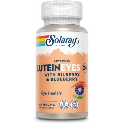 Supports eye health and vision — Solaray Advanced Lutein Eyes 24 mg,