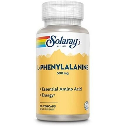 Supports mood and emotional balance — Solaray L‑Phenylalanine 500 mg,