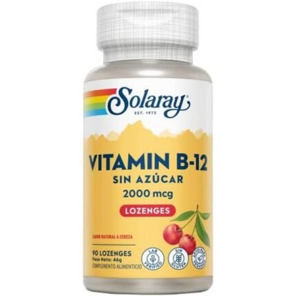Supports production of healthy red blood cells and helps prevent anemia — Solaray Vitamin B-12,