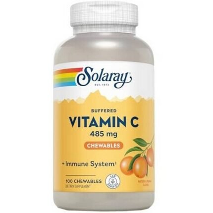Support for immune system function and antioxidant protection — Solaray Vitamin C Chewable 500 mg