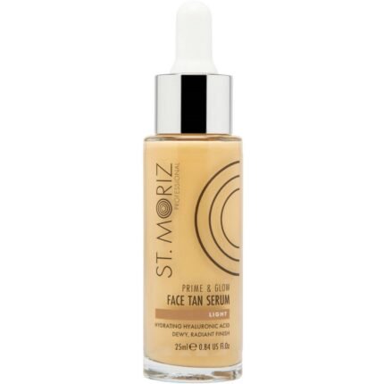 Pale or uneven skin tone,-St. Moriz, Professional Prime & Glow Self-Tanning Serum, 25 ml,