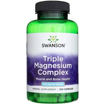 Supports muscle function — Swanson Triple Magnesium Complex,