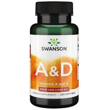 Support for healthy vision, eye function and mucous‑membrane integrity — Swanson Vitamin A & D
