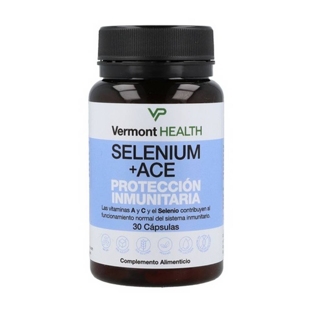 vermont health selenium ace30 Supports thyroid function — Vermont Health Selenium + ACE,