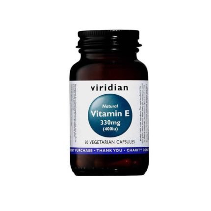 Support of the body's antioxidant protection — Viridian Vitamin E 330mg,